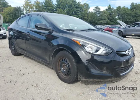 2016 Hyundai Elantra Se z USA, uszkodzony, nr VIN 5NPDH4AE1GH753545